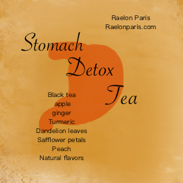 Stomach Tea Bag with cinnamon bag