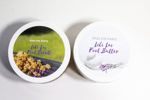 Lili Lav Foot Scrub and Foot Butter set