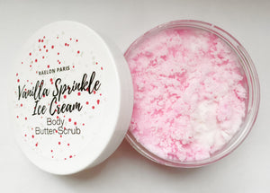 Vanilla-Sprinkle Ice Cream Body Butter Scrub